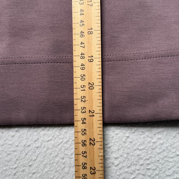 Athleta Seasoft Sweatshirt Womens Sz M Crew Neck Smoky Rose Tencel Athleisure - Picture 10 of 10